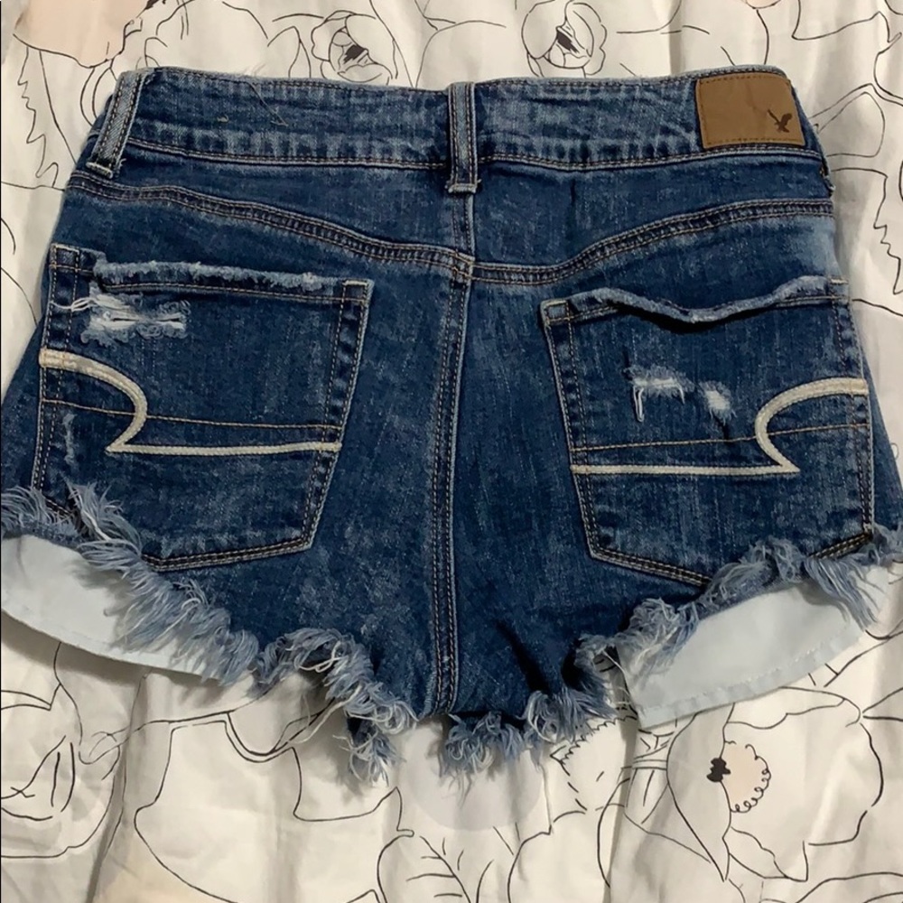 Distressed shorts